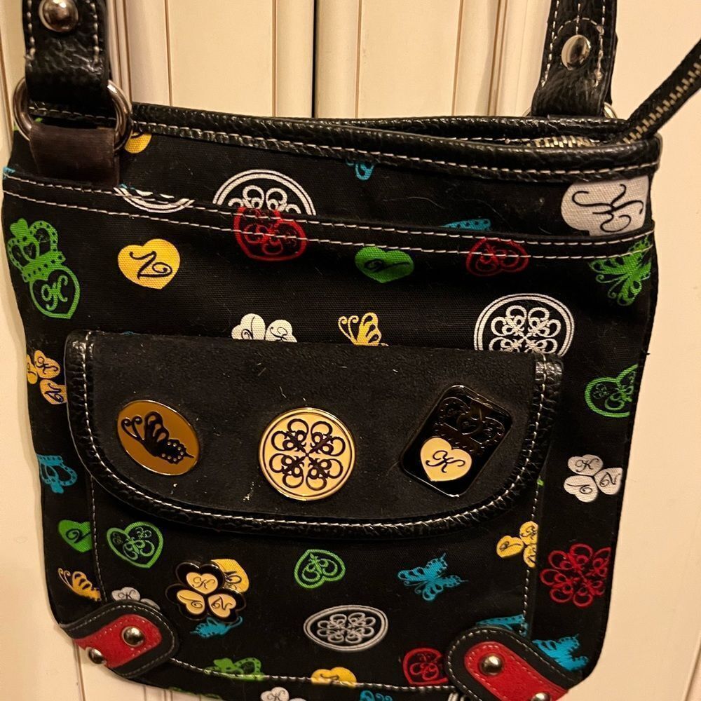 Kathy Van Zeeland Purse-sequins On Purse Cute Design